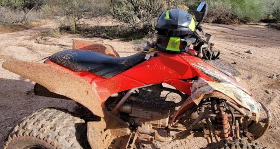 Dirty ATV After Off-Roading